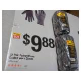 2 packs 12 Gloves each Firm Grip Po...