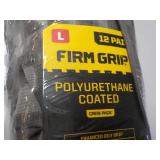 2 packs 12 Gloves each Firm Grip Po...