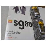 2 packs 12 Gloves each Firm Grip Po...