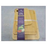 3 pc Cutting Bamboo Board Set...