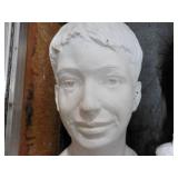 2 Plaster Décor Heads 17 x 8" in a...