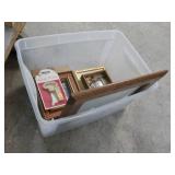 Wood Framed Mirror, Garden and Pict...