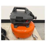 Ridgid 6 Gallon 150 PSI Pancake Air Compressor with Hose and Inflation Gun