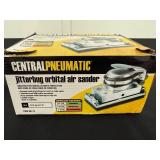 Central Pneumatic Jitterbug Orbital Air Sander Model 90115 in Box