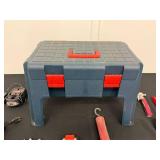 Portable Tool Box with Protocol Multitool, Bits, Emergency Hammer, Ryobi Charger, and Accessories
