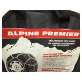 Alpine Premier Tire Chains for Passenger Vehicles in Carry Bag