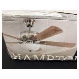 Hampton Bay Rothley II 52 in Indoor Ceiling Fan Brushed Nickel