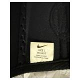 Plastic 3 Shelf Rack w Misc Household Contents Inc Nike Training Belt, Hats, Tin, Animal Figurines & Bank & More