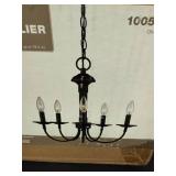 5-Light Chandelier Oil-Rubbed Bronze Finish 19 in. Diameter