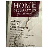 Group of Home Decorators and Hampton Bay Light Fixtures with Damaged Packaging
