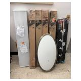 Lot of Commercial Electric and Striplite Light Fixtures with LED Track Light