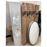 Lot of Commercial Electric and Striplite Light Fixtures with LED Track Light