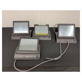 Lot of 4 AMX AXT-CA10 Color Active Touch Panels