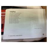 Copley Upholstered Counter Height Barstool Black - new in pkg