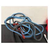 Automotive Tool and Accessory Lot with Impact Wrench, Jump Cables, Lug Wrench, and Funnels