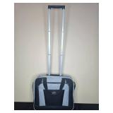 Belle Russo Rolling Carry-On Travel Bag with Retractable Handle