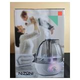 Nizoni Portable 360 Cool Mist Humidifier with 2-Liter Reservoir in Orig Box