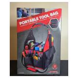 Portable Tool Bag Compact Organizer with Shoulder Strap and Handle in Orig Box