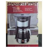 Brookstone Drip Coffee Machine 10 Cup Capacity in Orig Box