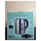 Parini Stainless Steel Cordless Electric Kettle 1.7 Liter in Orig Box