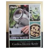 Parini Stainless Steel Cordless Electric Kettle 1.7 Liter in Orig Box