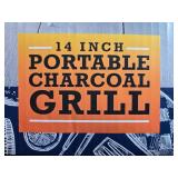 Outdoor Venture 14 Inch Portable Charcoal Grill in Orig Box