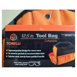 Torelli Tools 12.5 in. Collapsible Tool Bag with 14 Exterior Pockets
