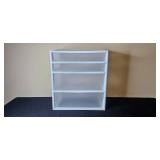 Sterilite 4-Drawer Cart and 18 Gallon Storage Tote Set