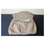 Mack Russo Quilted Jacket Size XL Tan