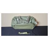 Bella Russo Quilted 18 Inch Weekender Duffle and Cosmetic Bag Set