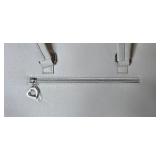 Bela Russo Light Gray Handbag with Heart Zipper Pull