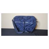 Belle Russo Navy Blue Laptop Shoulder Bag with Multiple Pockets