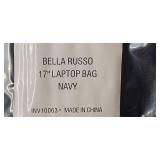 Bella Russo 17 Inch Navy Laptop Bag