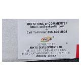 Brightroom Bamboo Jewelry Organizer Tray and Clear Acrylic Countertop Tray Set