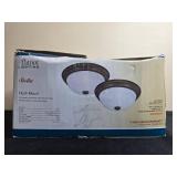 Mixed Lot of Ceiling Light Fixtures and Torelli LED Pivoting Ceiling Light