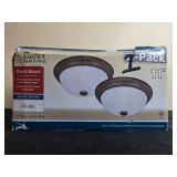 Mixed Lot of Ceiling Light Fixtures and Torelli LED Pivoting Ceiling Light