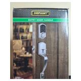 Lot of 2 Defiant Entry Door Handle Sets Satin Nickel Finish Castle in Orig Pkg