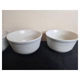 Set of 4 Threshold Courtland Porcelain Bowls