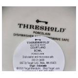 Set of 4 Threshold Courtland Porcelain Bowls