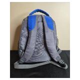 Ozark Trail Blue and Gray Backpack with Mesh Side Pockets