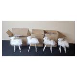 Holiday Decor Collection with Wondershop Deer Figures and Plaid Pet Stockings