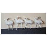 Holiday Decor Collection with Wondershop Deer Figures and Plaid Pet Stockings