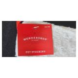 Holiday Decor Collection with Wondershop Deer Figures and Plaid Pet Stockings