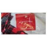 Lot of Wondershop Pet Stockings with Red Plaid Design