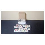 Large Collection of Sports Trading Cards in Storage Box