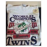 1991 World Series Minnesota Twins Champions Sweatshirt XXL Tee Jays