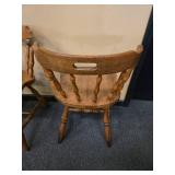 Pair of Wooden Windsor-Style Dining Chairs