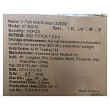 Box of V Fold N95 B Masks Size M - total qty unverified