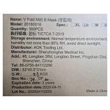 Case of V Fold N95 B Masks Size L by AOK Tooling - total qty unverified