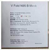 Case of V Fold N95 B Masks Size L by AOK Tooling - total qty unverified